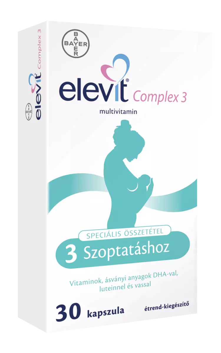 Elevit Complex 3 lágyzselatin kapszula 30x Elevit Complex 3 lágyzselatin kapszula 30x