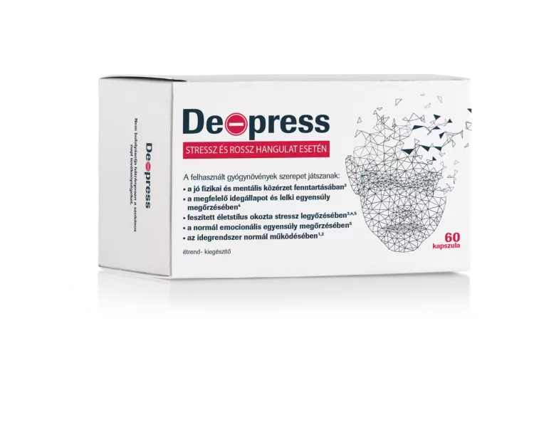 De-Press étrendkiegészítő kapszula 60x De-Press étrendkiegészítő kapszula 60x