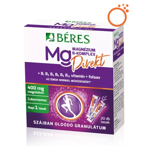 Béres Magnézium B komplex Direkt szájban old. gran 20x