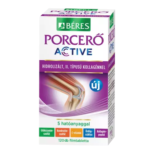 Béres Porcerő ACTIVE étrendkiegészítő filmtabletta 120x
