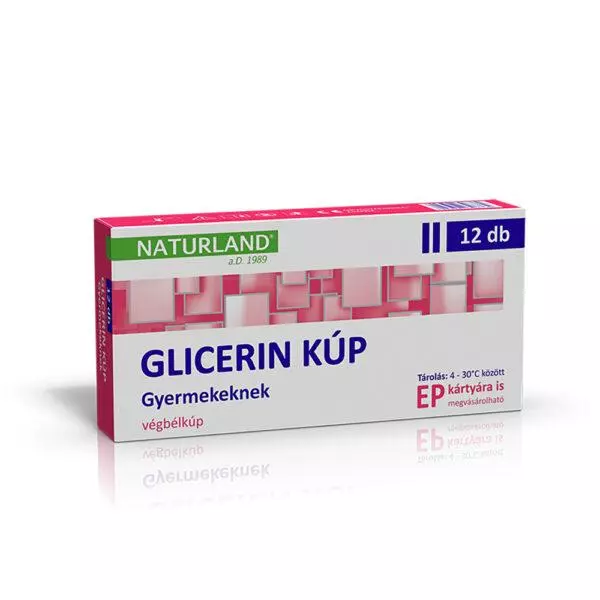 Naturland Glicerin kúp gyerekeknek 1500 mg 12x Naturland Glicerin kúp gyerekeknek 1500 mg 12x