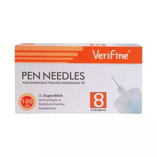 Inj. tű e.h. 31 G VeriFine Pen 8 mm 100x