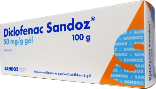 Diclofenac Sandoz 50 mg/g gél 100g