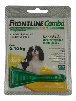 Frontline Combo spot on S (2-10kg) kutya A.U.V. 1x Frontline Combo spot on S (2-10kg) kutya A.U.V. 1x