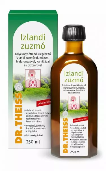 Dr. Theiss Izlandi zuzmó folyékony étrendkieg. 250ml