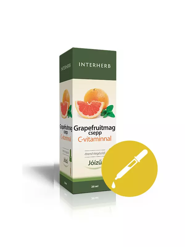 Interherb Grapefruitmag + C-vitamin csepp 20ml Interherb Grapefruitmag + C-vitamin csepp 20ml
