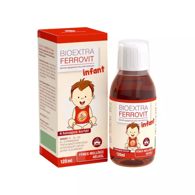Bioextra Ferrovit Infant spec. élelmiszer 120ml Bioextra Ferrovit Infant spec. élelmiszer 120ml