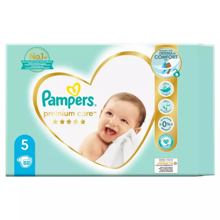 Pampers Premium Care nadrágpelenka 5-ös 11-16 kg 88x