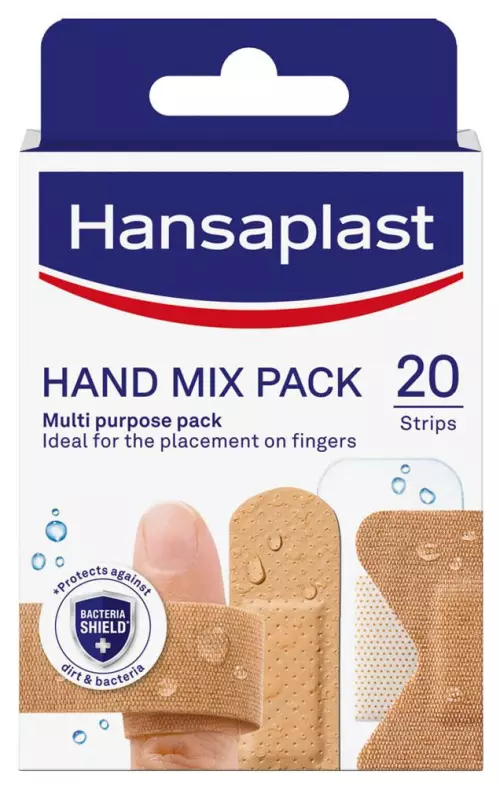 Hansaplast Hand Mix Pack sebtapasz 20x