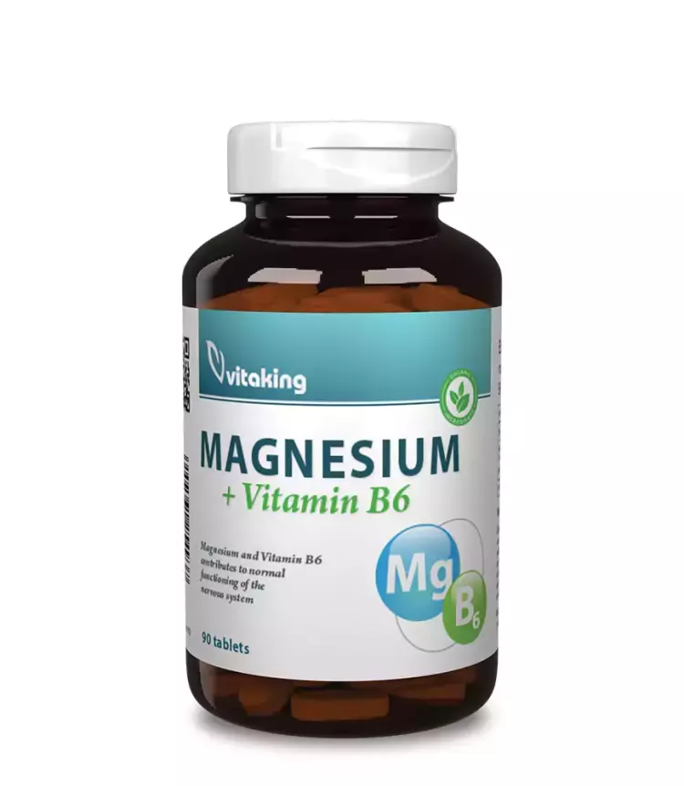 Vitaking Magnézium-citrát+ B6-vitamin tabletta 90x Vitaking Magnézium-citrát+ B6-vitamin tabletta 90x