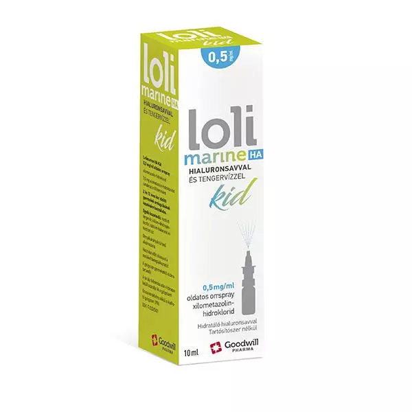Lolimarine HA KID 0,5 mg/ml oldatos orrspray 1x10ml Lolimarine HA KID 0,5 mg/ml oldatos orrspray 1x10ml