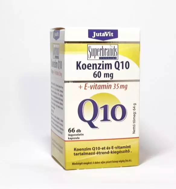 JutaVit Koenzim Q10 60 mg+ E-vit. kapszula 60x+6x JutaVit Koenzim Q10 60 mg+ E-vit. kapszula 60x+6x