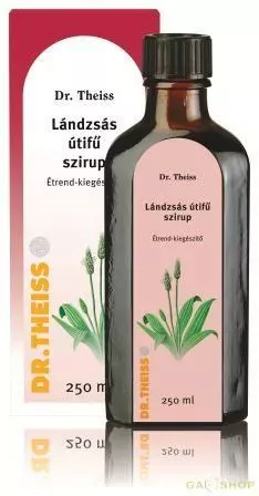 Dr. Theiss Lándzsás útifű folyadék 250ml Dr. Theiss Lándzsás útifű folyadék 250ml