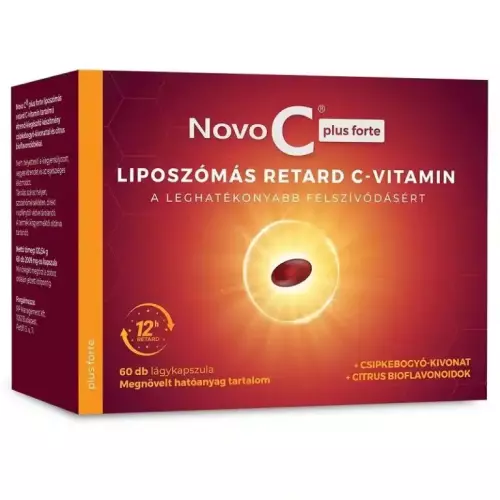 Novo C Plus Forte liposzómás retard C kapszula 60x