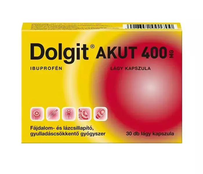 Dolgit Akut 400 mg lágy kapszula 30x Dolgit Akut 400 mg lágy kapszula 30x