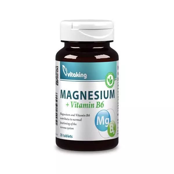 Vitaking Magnézium-citrát+ B6-vitamin tabletta 30x Vitaking Magnézium-citrát+ B6-vitamin tabletta 30x