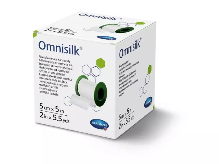 Omnisilk ragtapasz 5mx 5cm 1x Omnisilk ragtapasz 5mx 5cm 1x