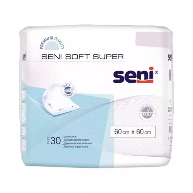 Seni Soft Super e.h. antidecub. alátét 60x 60 cm 30x Seni Soft Super e.h. antidecub. alátét 60x 60 cm 30x