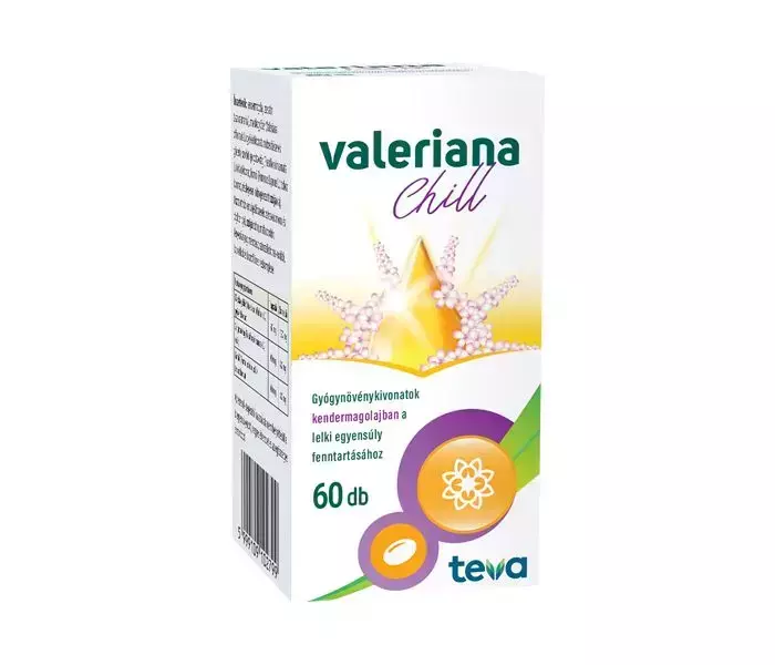 Valeriana Chill gyógynövénykiv. étrendkieg. kapsz. 30x