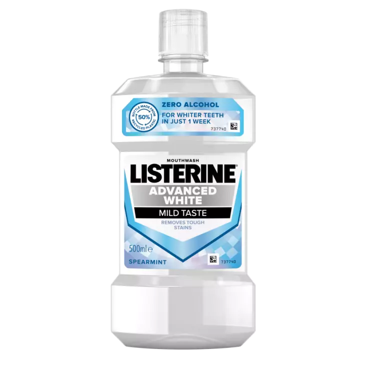 Listerine Advance White Mild Taste szájvíz 500ml Listerine Advance White Mild Taste szájvíz 500ml
