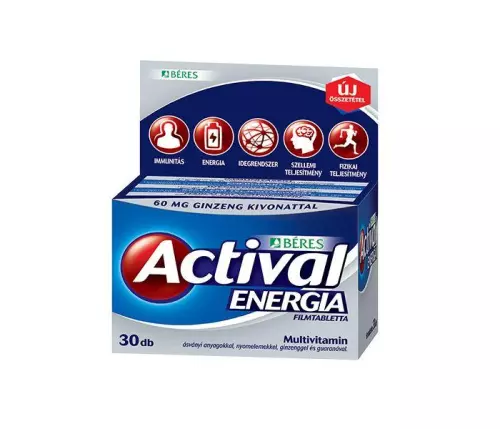 Actival Energia ginzeng-guarana filmtabletta 30x