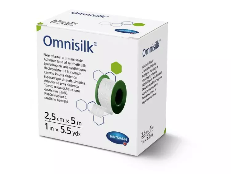 Omnisilk ragtapasz 5mx 2,5cm 1x Omnisilk ragtapasz 5mx 2,5cm 1x