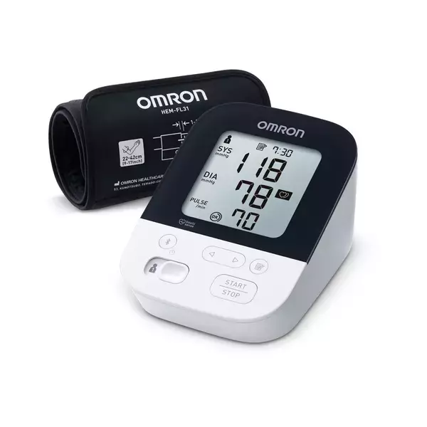 OMRON M4 Intelli IT Vérnyomásmérő automata HEM-7155T-EBK 1x OMRON M4 Intelli IT Vérnyomásmérő automata HEM-7155T-EBK 1x