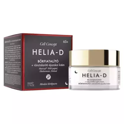 HeliaD CellConcept bőrfiatalító ránc.krém 65+ éjsz 50ml