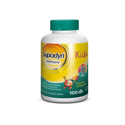 Supradyn Immune Kids C-vit D-vit cink gumivitamin 100x Supradyn Immune Kids C-vit D-vit cink gumivitamin 100x