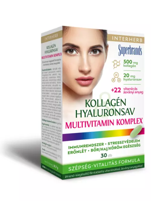 Interherb Kollagén+ Multivitamin tabletta 30x