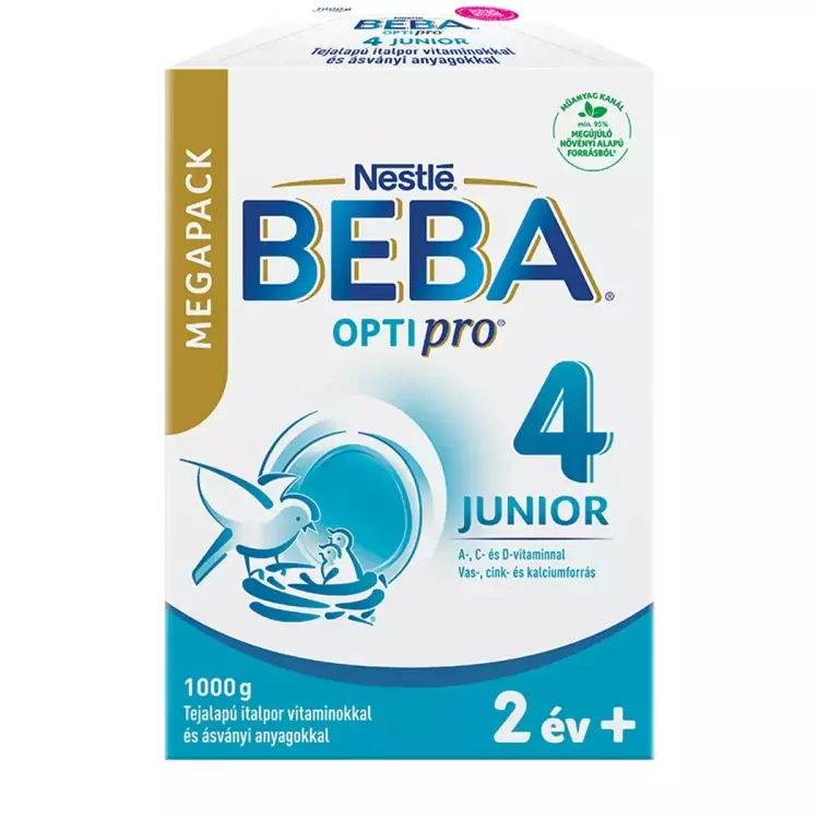 Beba Optipro 4 Junior tejalapú italpor 2év+ 1000g
