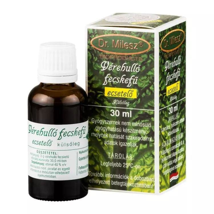 Dr.Milesz Vérehulló fecskefű ecsetelő 30ml Dr.Milesz Vérehulló fecskefű ecsetelő 30ml