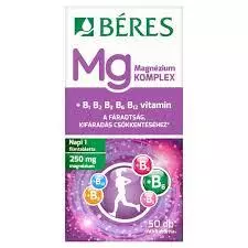 Béres Magnézium Komplex filmtabl. B-vitaminokkal 50x Béres Magnézium Komplex filmtabl. B-vitaminokkal 50x