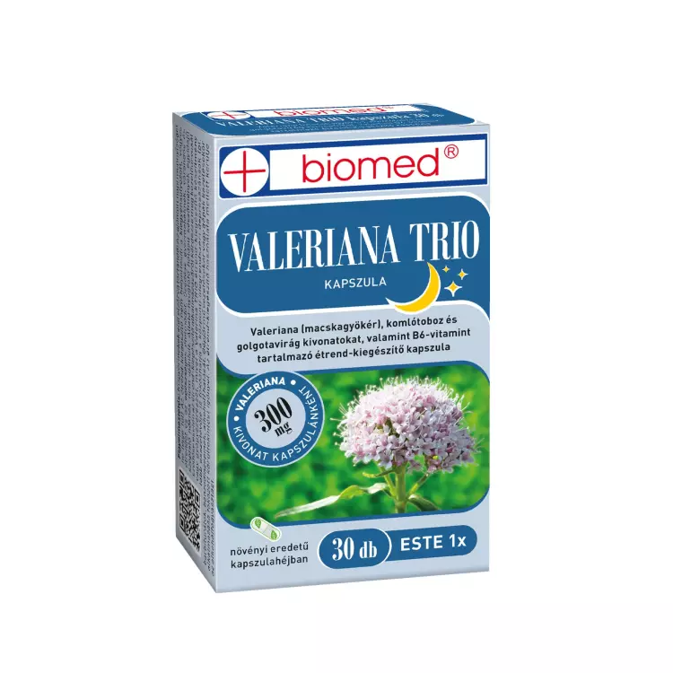 Biomed Valeriana Trio kapszula 30x Biomed Valeriana Trio kapszula 30x