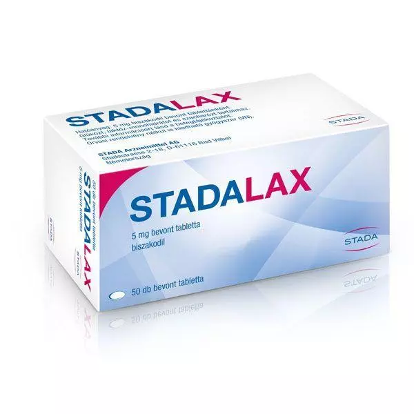 Stadalax 5 mg bevont tabletta 50x Stadalax 5 mg bevont tabletta 50x