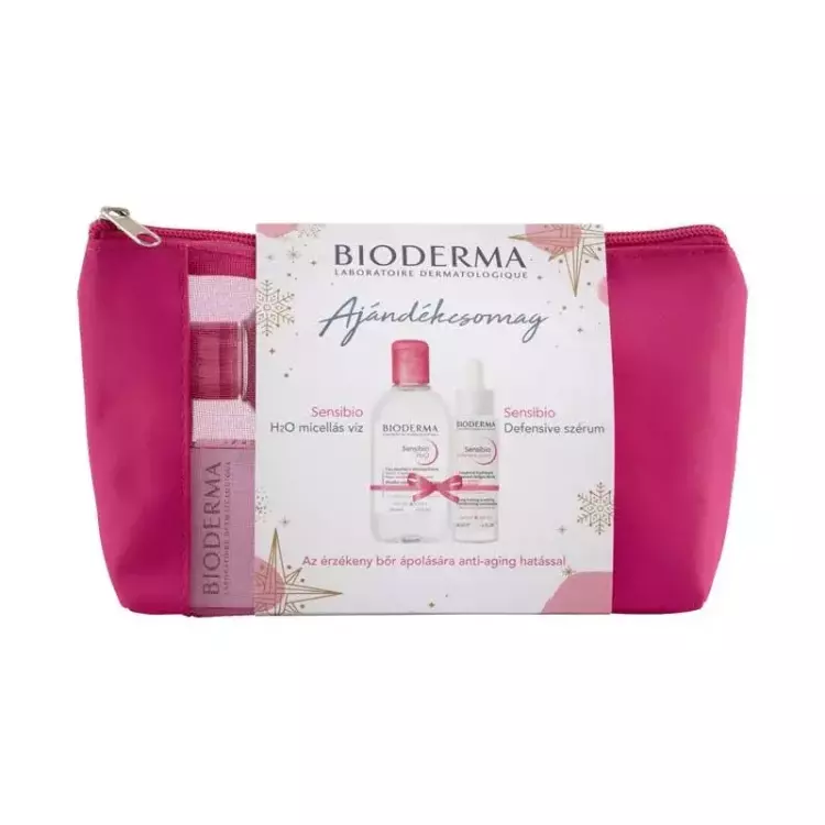 Bioderma Sensibio karácsonyi csomag pink 2024 1x