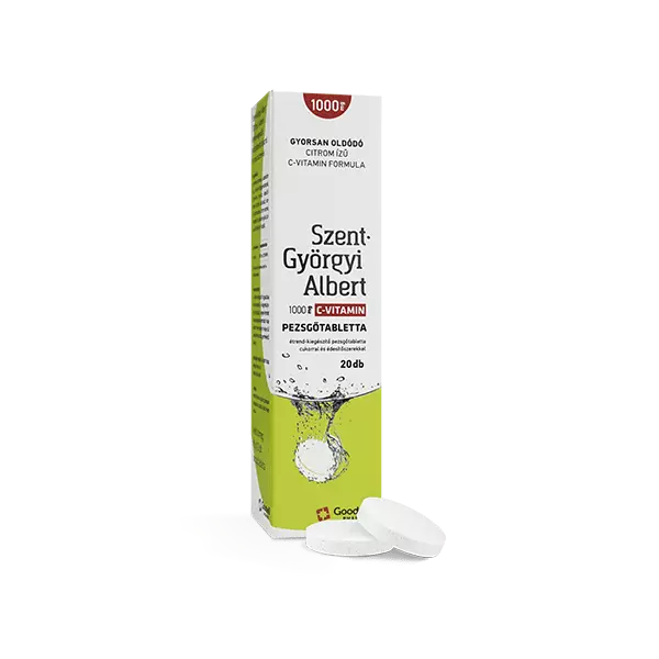 Szent- Györgyi Albert C-vitamin 1000mg pezsgőtbl. 20x Szent- Györgyi Albert C-vitamin 1000mg pezsgőtbl. 20x
