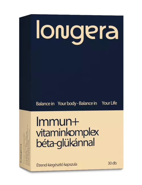 Longera Immun+vitaminkomplex béta glükánnal kapsz. 30x