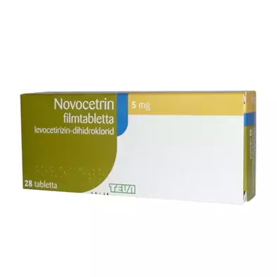 Novocetrin 5 mg filmtabletta 28x Novocetrin 5 mg filmtabletta 28x