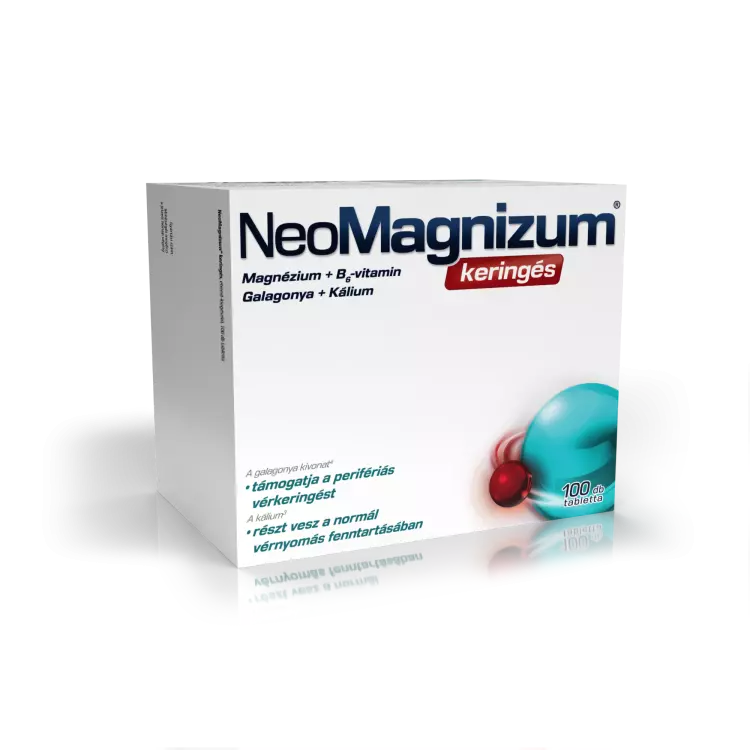NeoMagnizum keringés Mg B6 tabletta 100x NeoMagnizum keringés Mg B6 tabletta 100x
