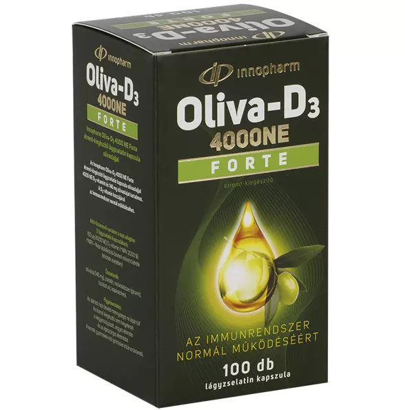 Innopharm Oliva-D3 4000 NE forte lágyzselatin kapszula 100x