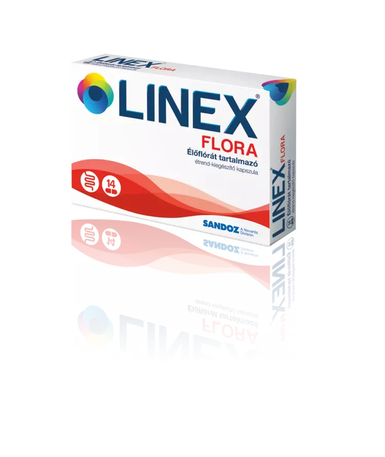 Linex Flora élőflórás étrendkiegészítő kapszula 14x Linex Flora élőflórás étrendkiegészítő kapszula 14x