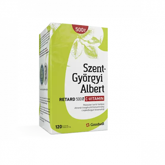 Szent- Györgyi Albert C-vitamin 500 mg retard tbl 120x Szent- Györgyi Albert C-vitamin 500 mg retard tbl 120x