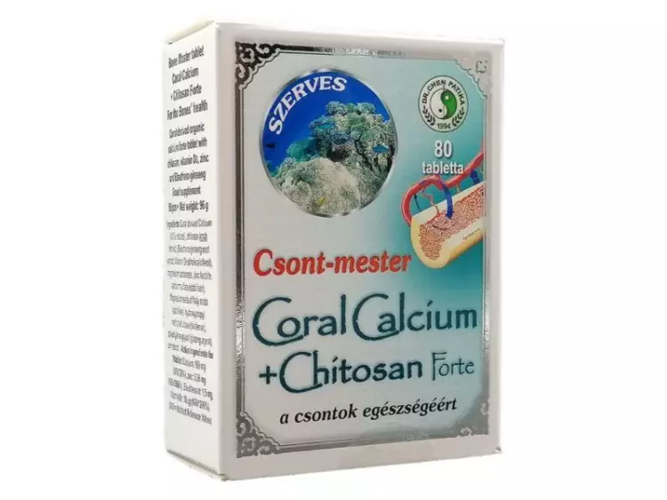 Dr.Chen Csont Mester korall calcium+chitosan F tbl 80x Dr.Chen Csont Mester korall calcium+chitosan F tbl 80x