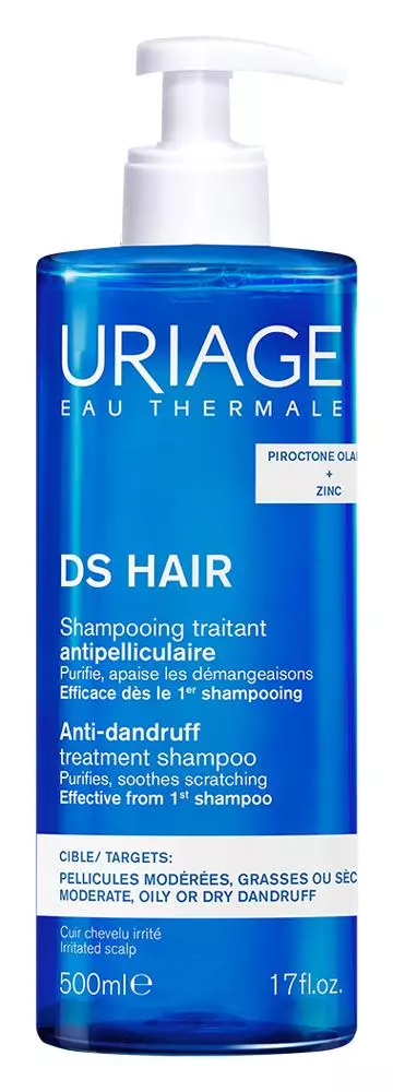Uriage D.S. HAIR Sampon korpás fejbőrre 500ml