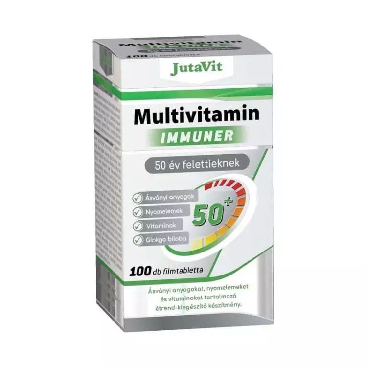 JutaVit Multivitamin Senior 50+ tabletta 100x JutaVit Multivitamin Senior 50+ tabletta 100x
