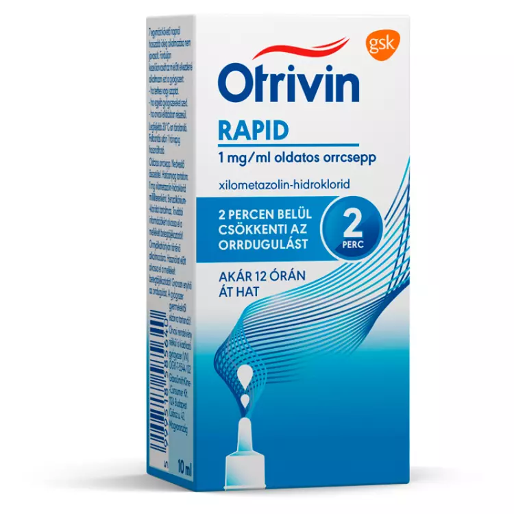 Otrivin Rapid 1 mg/ml oldatos orrcsepp 1x10ml Otrivin Rapid 1 mg/ml oldatos orrcsepp 1x10ml