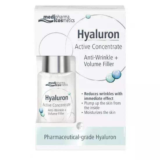Medipharma Cosmetics Hyaluron aktív ránctalanító + bőrfeltöltő koncentrátum 13ml Medipharma Cosmetics Hyaluron aktív ránctalanító + bőrfeltöltő koncentrátum 13ml