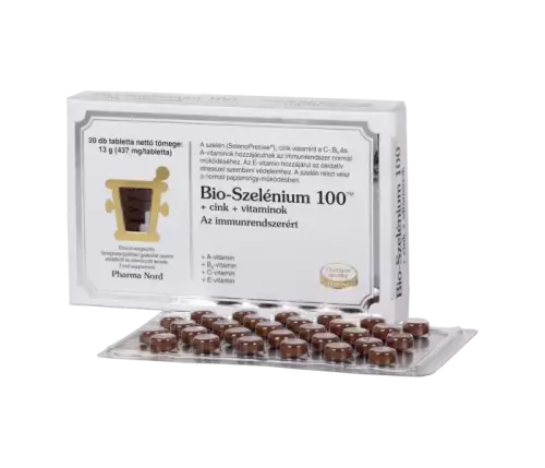 Bio-Szelénium 100TM+cink+vit. tabl. Pharma Nord 30x