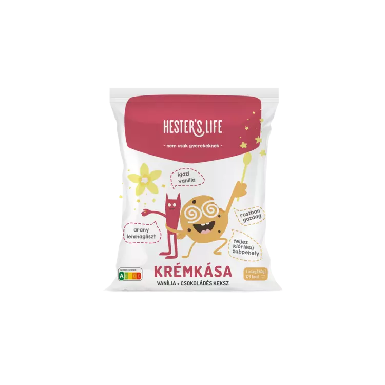 Hesters Life krémzabkása vanília-csokis keksz 50g